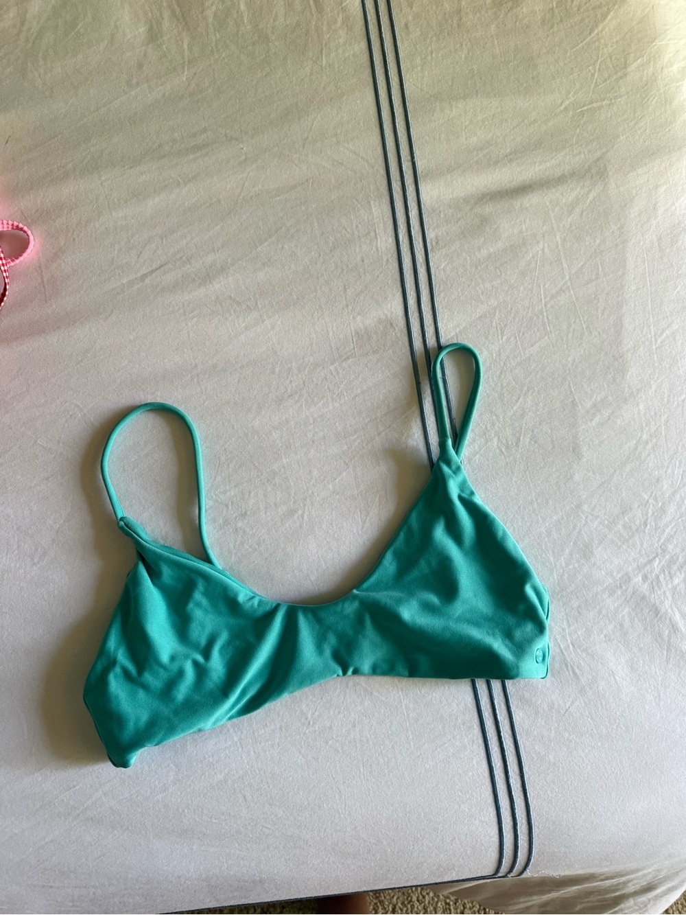 Turquoise bikini top